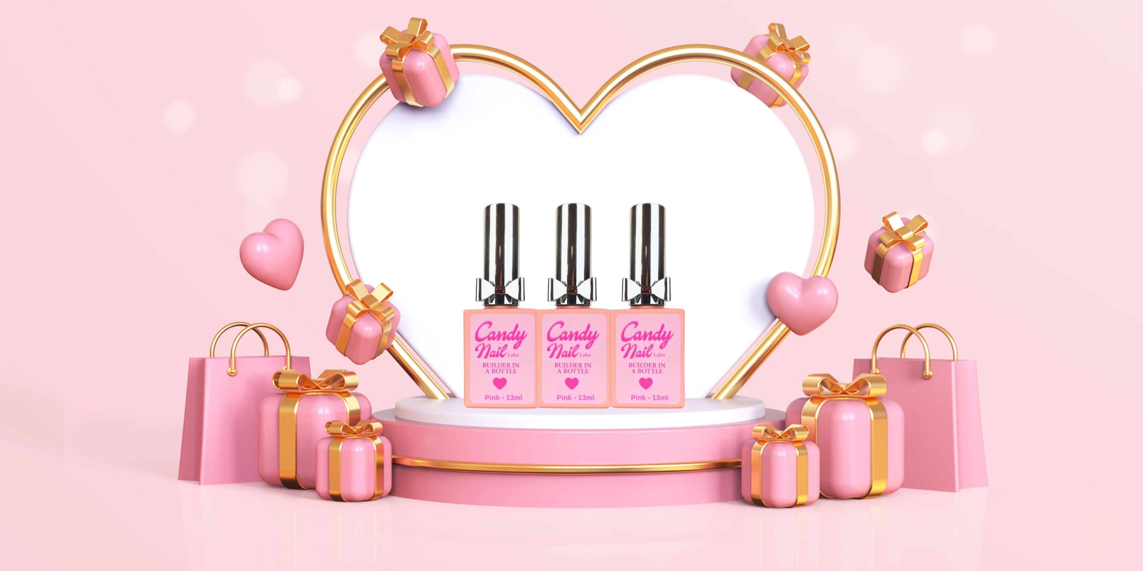 Candy Nail Labs Acrylic powder and builder In a bottle 